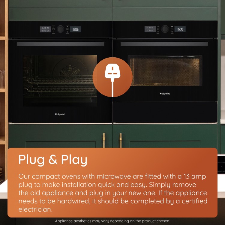 Hotpoint Class 3 Built-In Electric Single Oven - Stainless Steel