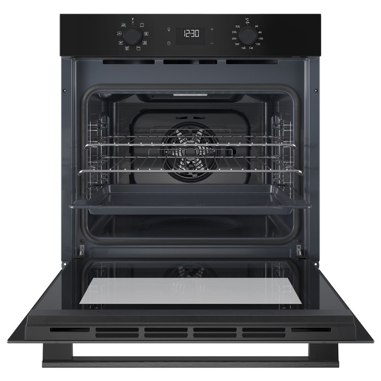 Refurbished Hotpoint Class 2 Multiflow HO 455H B UK Single Electric Fan Oven - Black
