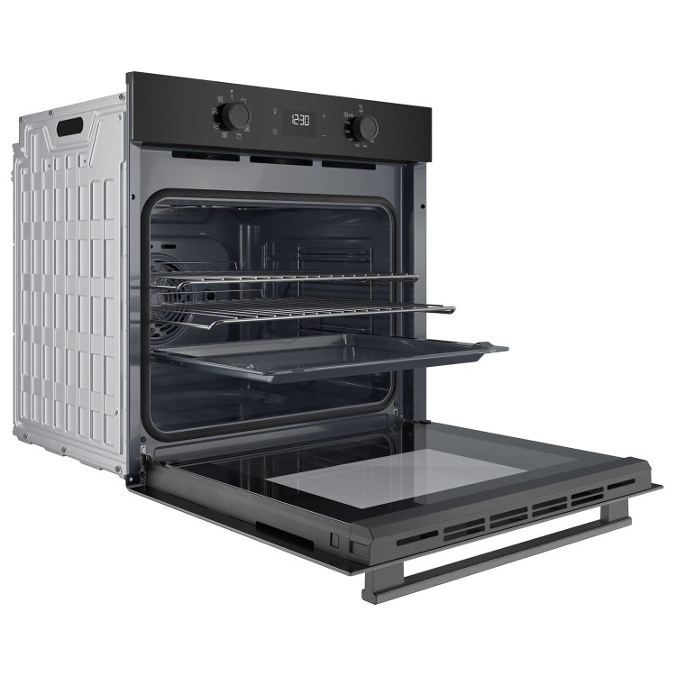 Refurbished Hotpoint Class 2 Multiflow HO 455H B UK Single Electric Fan Oven - Black