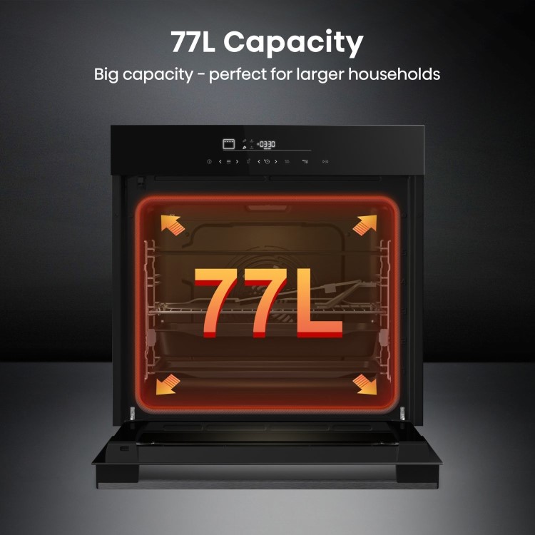 Refurbished Hisense Built-In Electric Single Oven - Black