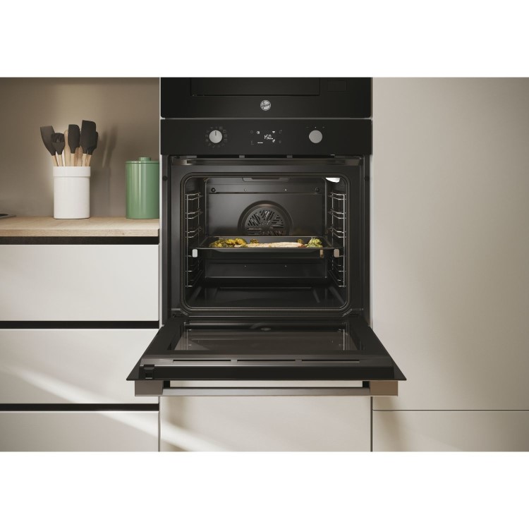 Hoover HO6H5B3YTX Electric Multifunction Single Oven - Stainless Steel & Black