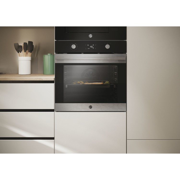 Hoover HO6H5B3YTX Electric Multifunction Single Oven - Stainless Steel & Black