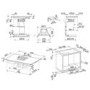 Smeg 83cm 4 Zone Venting Induction Hob with MultiZone