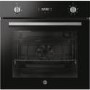 Refurbished Hoover H-OVEN 300 HOC3UB3158BI 60cm Single Built In Electric Oven with Hydrolytic Cleaning Black