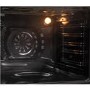 Refurbished Hoover H-OVEN 300 HOC3UB3158BI 60cm Single Built In Electric Oven with Hydrolytic Cleaning Black