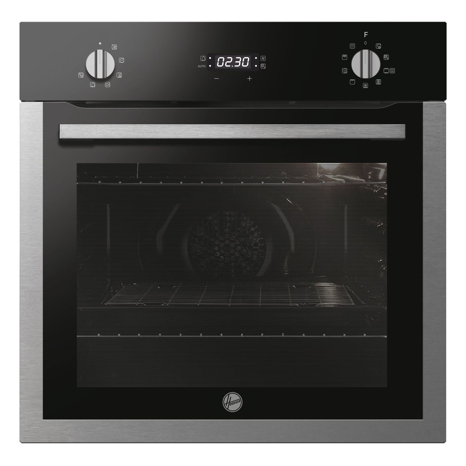 Hoover Pyrolytic Self Cleaning Electric Single Oven - Black