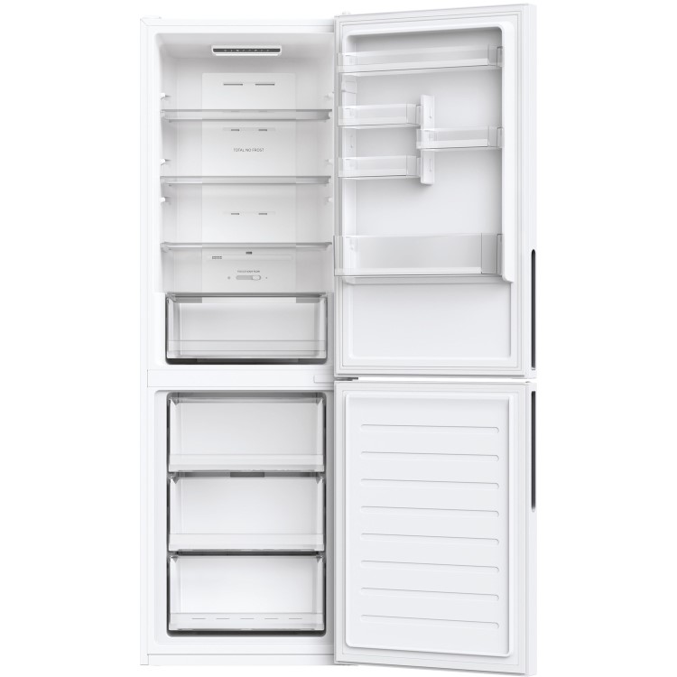 Refurbished Hoover HOCE3T618FWK Freestanding 342 Litre 60/40 Frost Free Fridge Freezer White