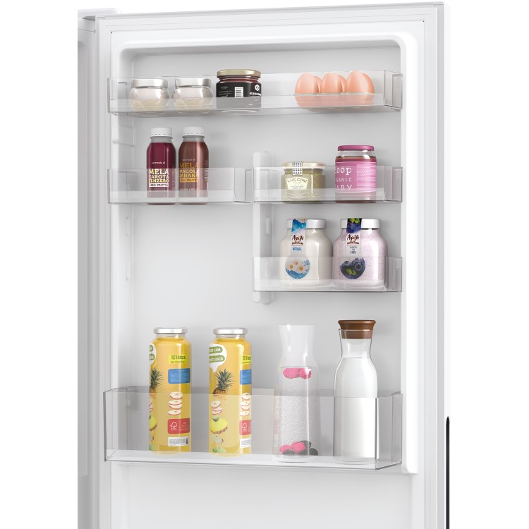 Refurbished Hoover HOCE3T618FWK Freestanding 342 Litre 60/40 Frost Free Fridge Freezer White