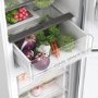 Refurbished Hoover HOCE4T618ESK Freestanding 341 Litre 70/30 Fridge Freezer Silver