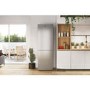 Refurbished Hoover HOCE4T618ESK Freestanding 341 Litre 70/30 Fridge Freezer Silver