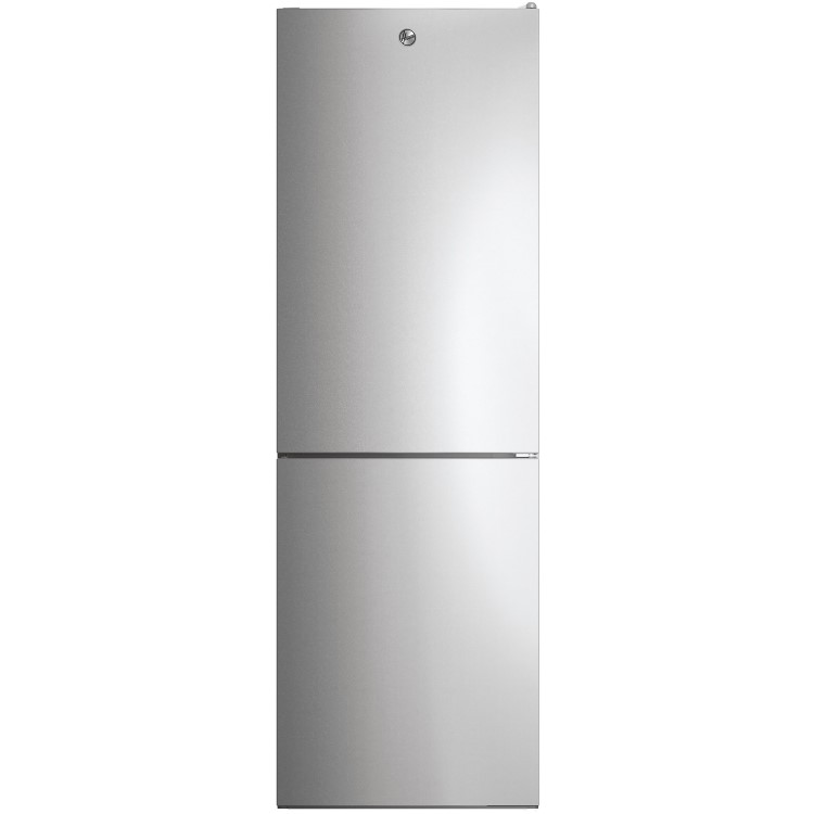 Refurbished Hoover HOCE4T618ESK Freestanding 341 Litre 70/30 Fridge Freezer Silver