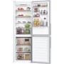 Refurbished Hoover HOCE4T618ESK Freestanding 341 Litre 70/30 Fridge Freezer Silver
