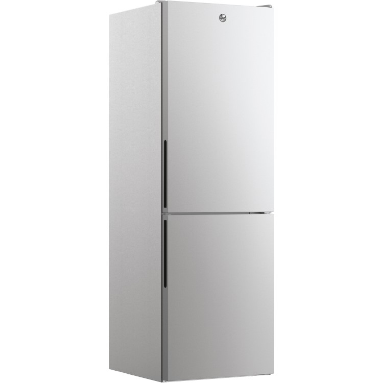 Refurbished Hoover HOCE4T618ESK Freestanding 341 Litre 70/30 Fridge Freezer Silver
