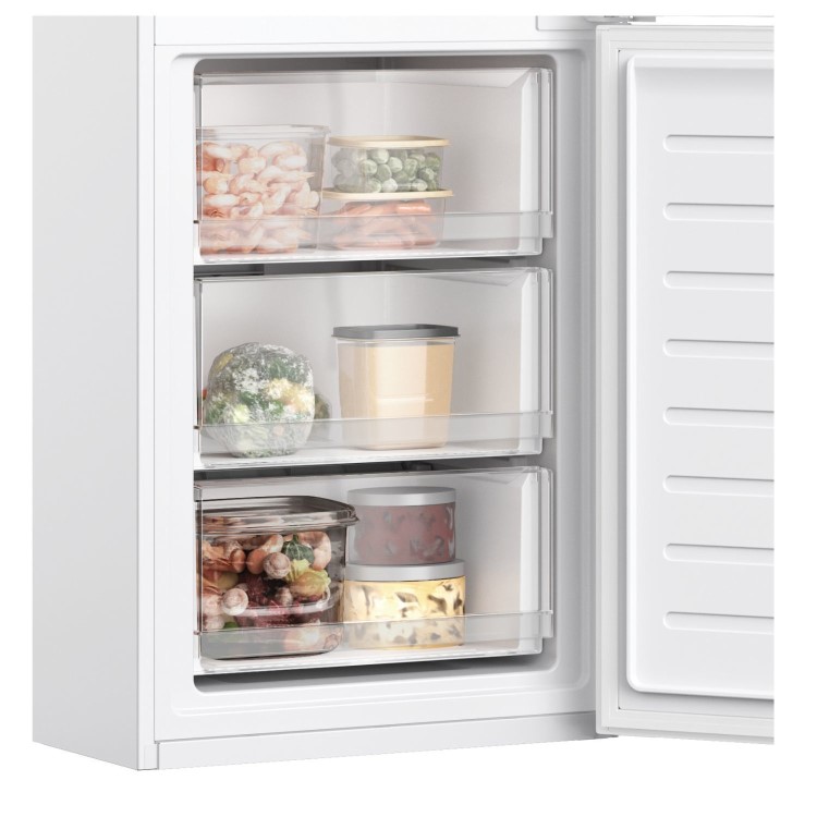 Hoover H-Fridge 500 341L 60/40 Freestanding Fridge Freezer - White