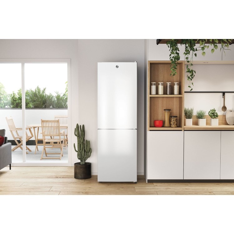 Hoover H-Fridge 500 341L 60/40 Freestanding Fridge Freezer - White