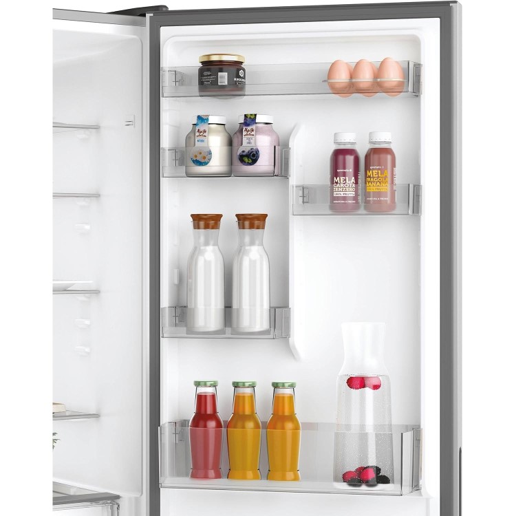 Hoover 377 Litre 70/30 Freestanding Fridge Freezer - Silver