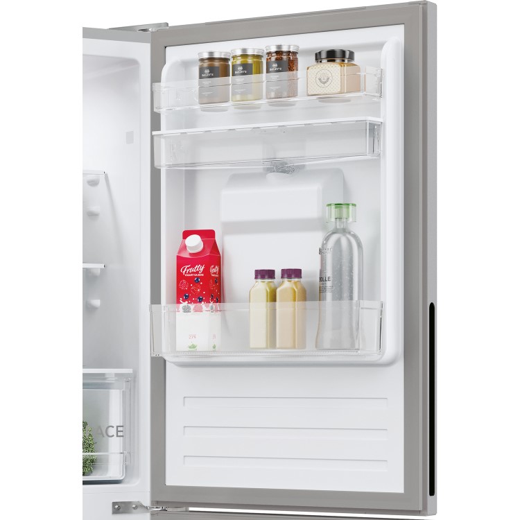 Hoover 246 Litre 50/50 Freestanding Fridge Freezer With Water Dispenser - Silver