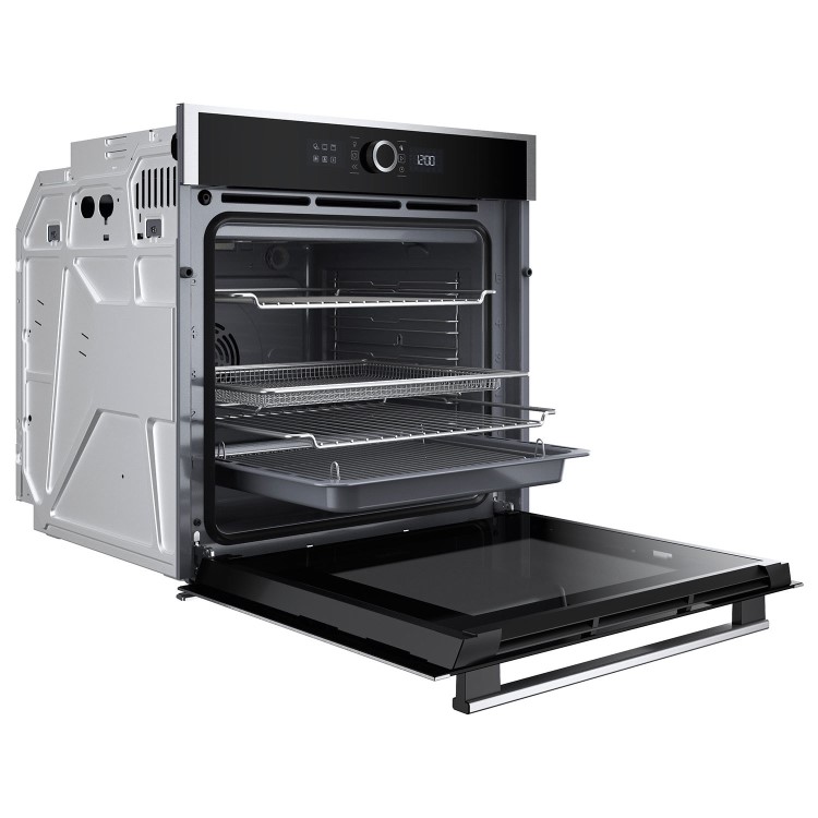 Refurbished Hotpoint Class 4 ActiveMultiflow HOI4S8HM0XUK Electric Single Fan Oven with Air Fry - Stainless Steel
