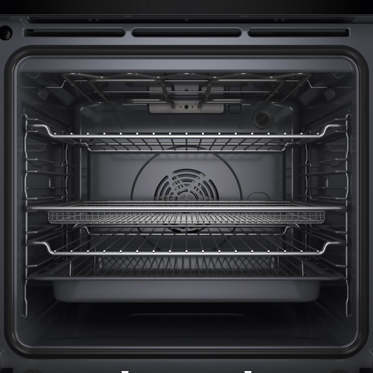 Refurbished Hotpoint Class 4 ActiveMultiflow HOI4S8HM0XUK Electric Single Fan Oven with Air Fry - Stainless Steel