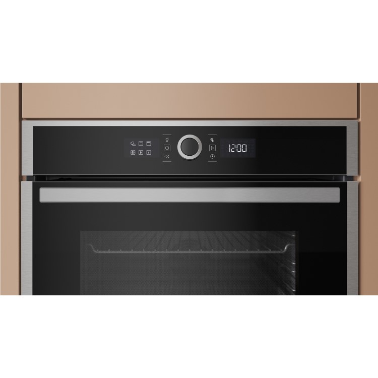 Refurbished Hotpoint Class 4 ActiveMultiflow HOI4S8HM0XUK Electric Single Fan Oven with Air Fry - Stainless Steel