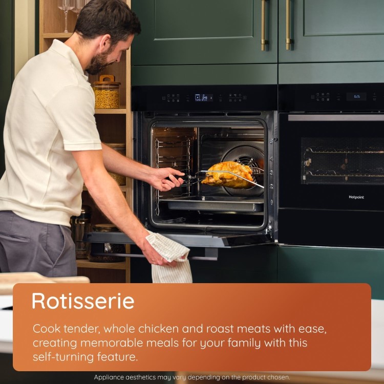 Hotpoint Class 4 HOI4S8PM0BUK Electric Fan Assisted Single Oven with Air