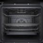 Refurbished Hotpoint Class 6 ActiveMultiflow HOI68CT0SBUK Electric Single Fan Oven with Air Fry and GentleSteam Cooking - Black