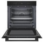 Hotpoint Class 6 Electric Fan Assisted Single Oven with Air Fry and GentleSteam Cooking - Black