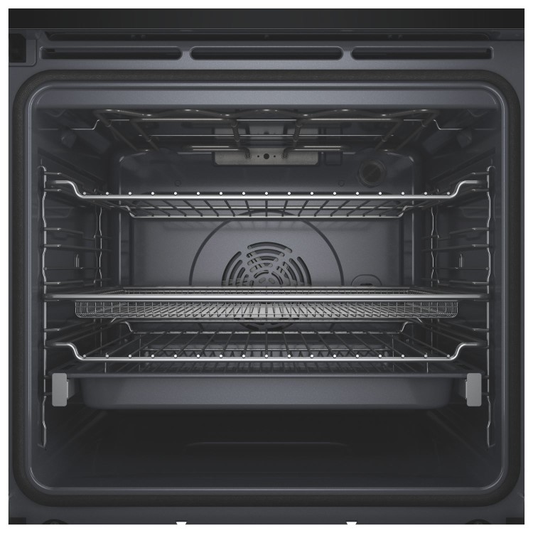 Refurbished Hotpoint Class 6 ActiveMultiflow HOI68PT1SBUK Electric Single Fan Oven with Air Fry and DualClean- Black
