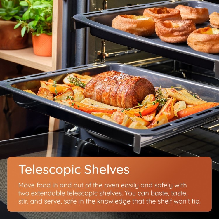 Hotpoint Class 6 HOI6A8PT1SBUK Electric Fan Assisted Single Oven with Air