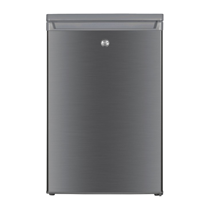 Refurbished Hoover HOLHS58EXK Freestanding 127 Litre Fridge Silver
