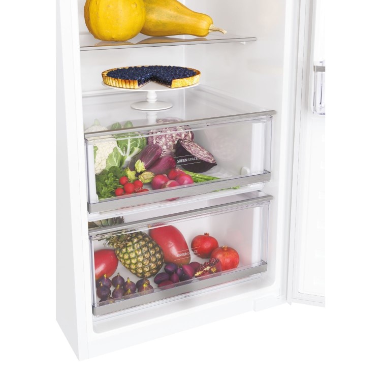 Hoover 316 Litre Integrated Tall Larder Fridge - White