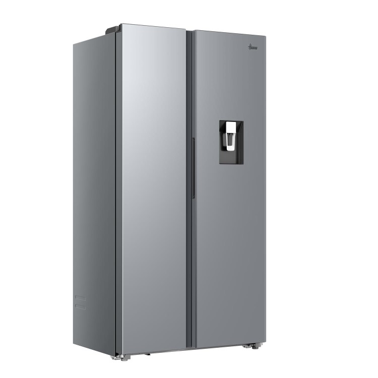 Hoover 523 Litre Side-by-Side American Fridge Freezer - Inox
