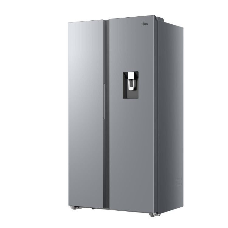 Hoover 523 Litre Side-by-Side American Fridge Freezer - Inox