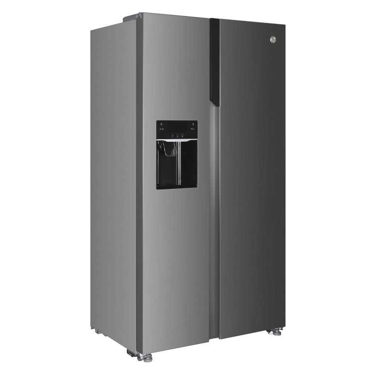 Hoover 513 Litre Side-By-Side American Fridge Freezer - Silver