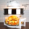 Refurbished electriQ HOV17 17 Litre Premium Halogen Oven with Full Cooking Accessories Pack