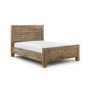Hoxton Wooden King Size Bed Frame with Rustic Oak Finish - Julian Bowen