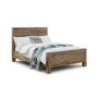 Hoxton Wooden King Size Bed Frame with Rustic Oak Finish - Julian Bowen