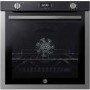 Refurbished Hoover HOXC3UB3358BI 60cm Single Built In Electric Oven with Catalytic Cleaning Black