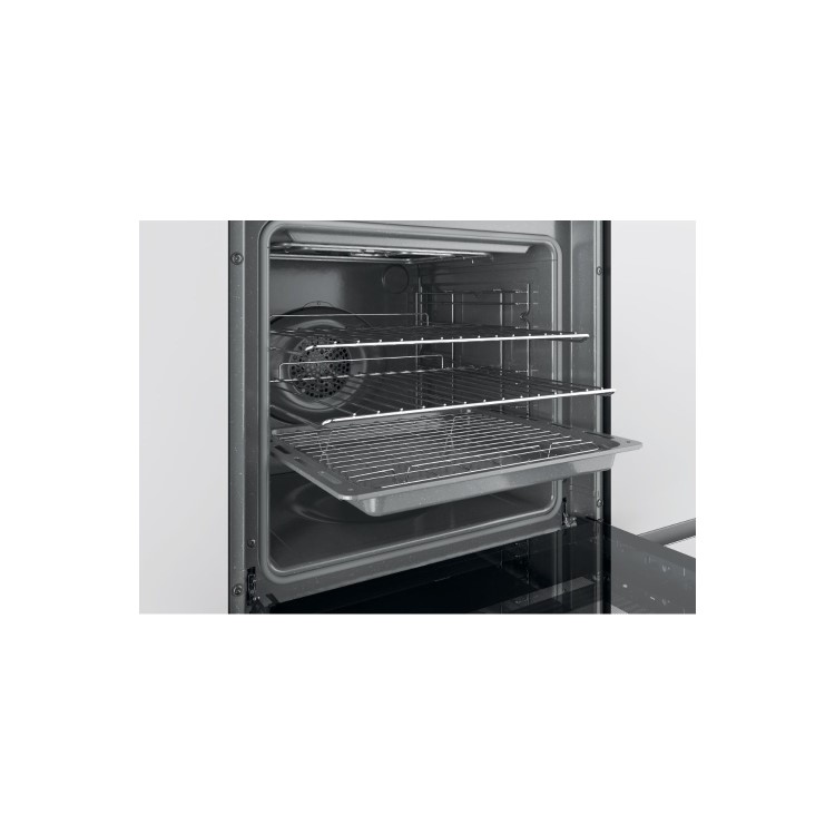 Refurbished Hoover HOXC3UB3358BI 60cm Single Built In Electric Oven with Catalytic Cleaning Black