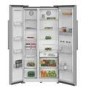 Hotpoint 588 Litre Side-By-Side American Fridge Freezer - Stainless Steel