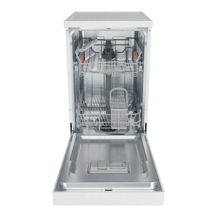 Hotpoint Slimline Freestanding Dishwasher - White with Rapid Wash