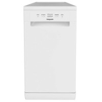 Refurbished Hotpoint Freestanding Slimline Dishwasher - White Quick wash Adjustable baskets Refurbished Hotpoint Freestanding Slimline Dishwasher - White Quick wash Adjustable baskets