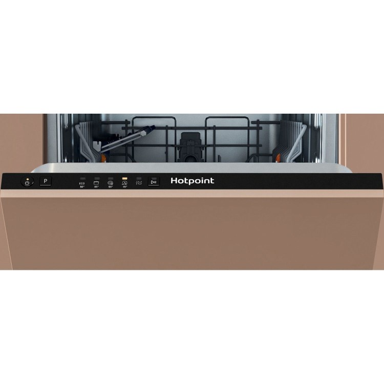 Hotpoint Slimline Integrated Dishwasher - ActiveDry Black Control Panel