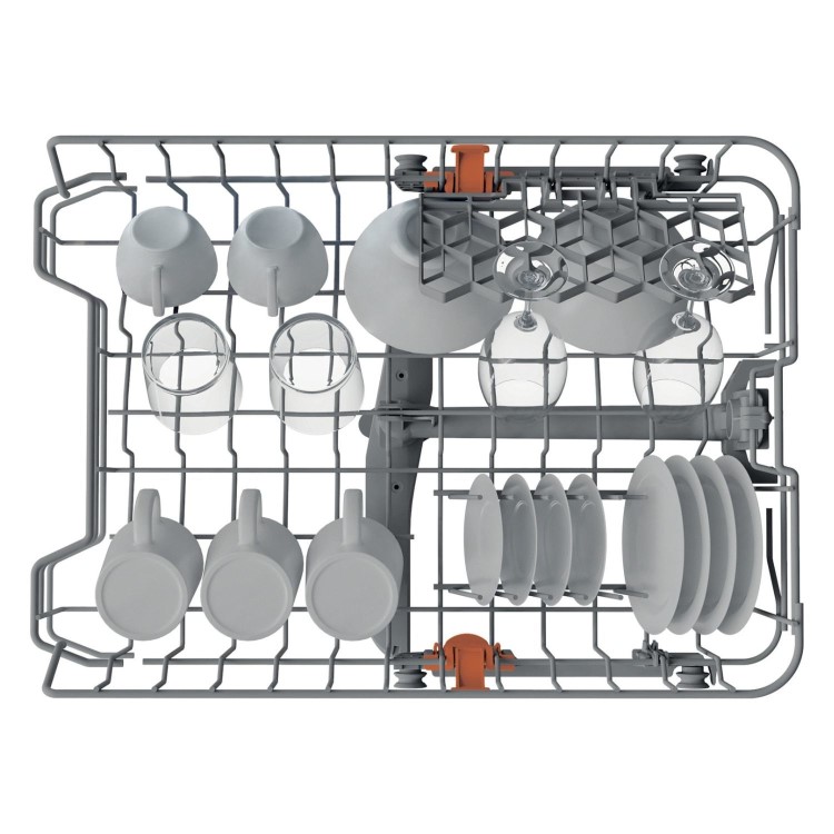 Hotpoint Slimline Integrated Dishwasher - ActiveDry Black Control Panel