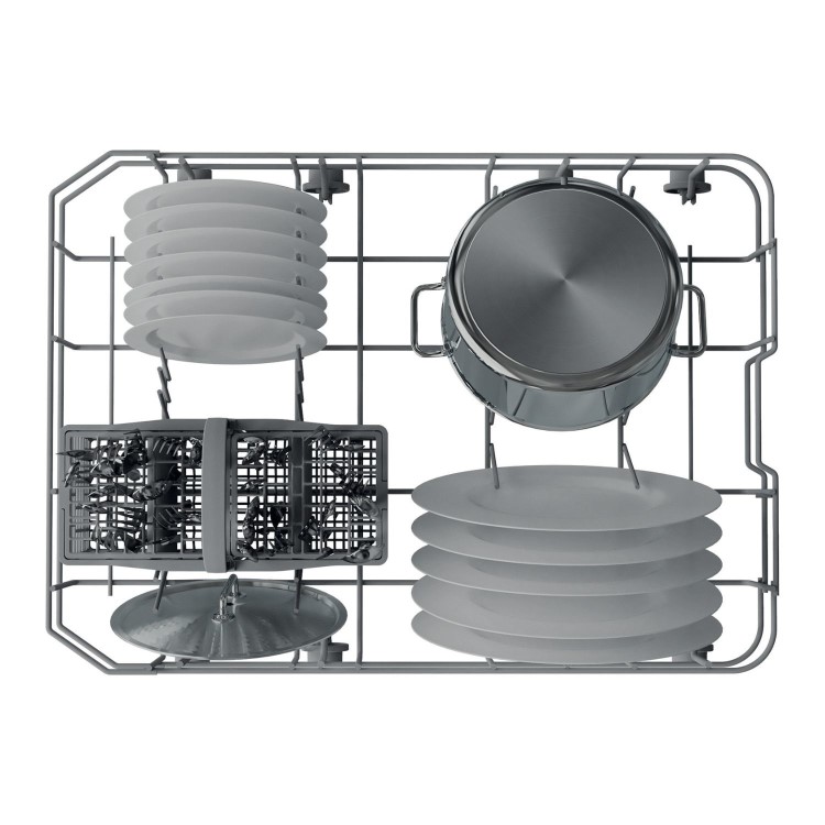 Hotpoint Slimline Integrated Dishwasher - ActiveDry Black Control Panel