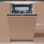 Hotpoint Integrated Slimline Dishwasher - Eco Black Control Panel