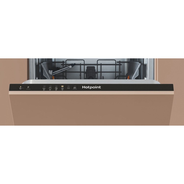 Hotpoint Integrated Slimline Dishwasher - Eco Black Control Panel
