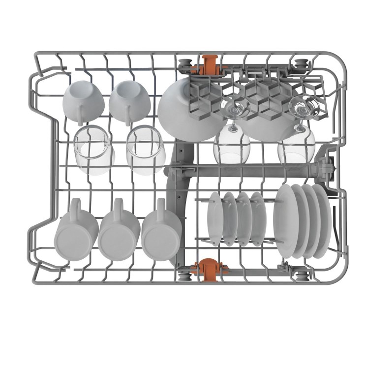 Hotpoint Integrated Slimline Dishwasher - Eco Black Control Panel