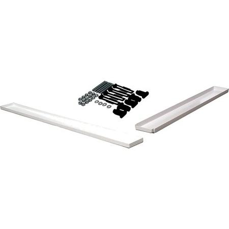 GRADE A1 - JT Shower Tray Panel & Leg Riser Kit 760mm