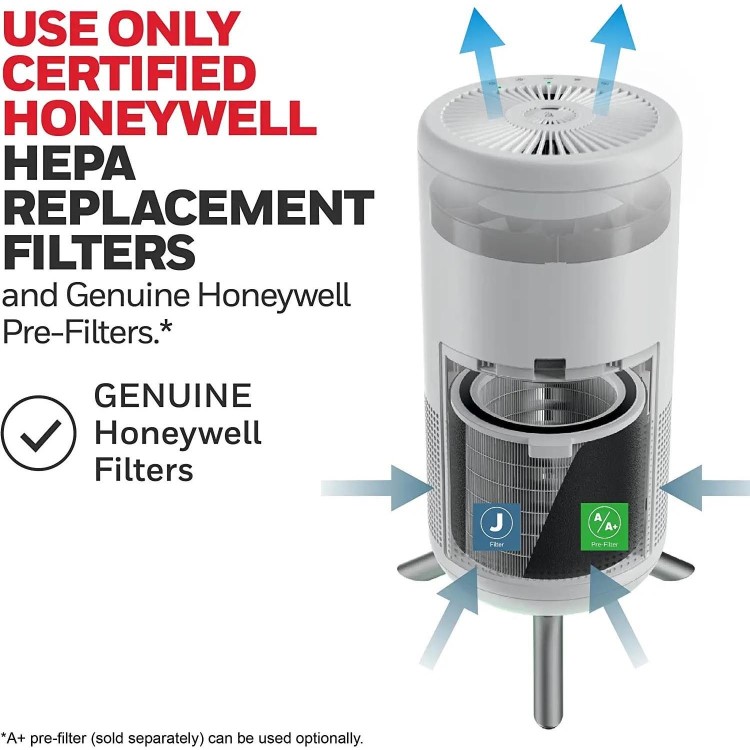 Honeywell HPA830WE Designer True HEPA Air Purifier with Aroma Diffuser